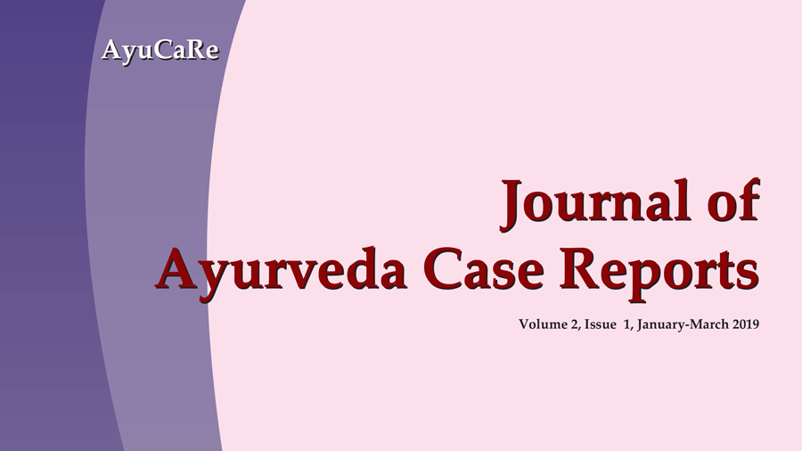 Research Methodology for Āyurveda sulla rivista Journal of Ayurveda Case Reports
