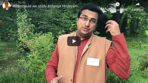 anteprima del video: Perché studiare l'Ashtanga Hridayam | Ayurvedic Point©, Milano