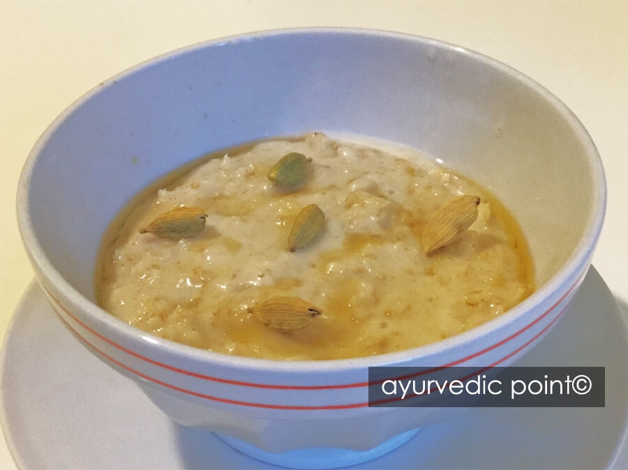 Porridge speziato | Ricetta Ayurvedica vegetariana - Ayurvedic Point©, Milano