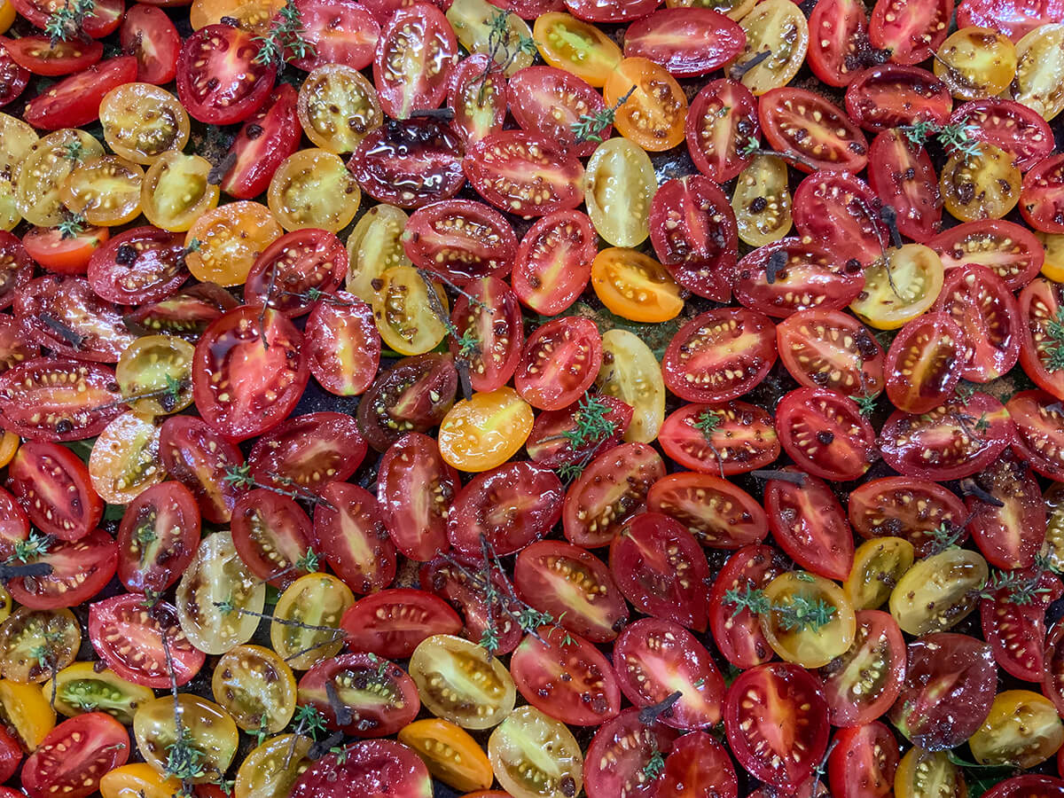 Pomodorini confit ricetta ayurvedica | Ayurvedic Point© - Scuola di Āyurveda, Milano