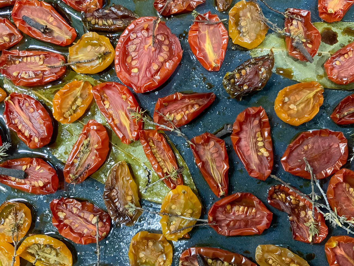 Pomodorini confit ricetta ayurvedica | Ayurvedic Point© - Scuola di Āyurveda, Milano