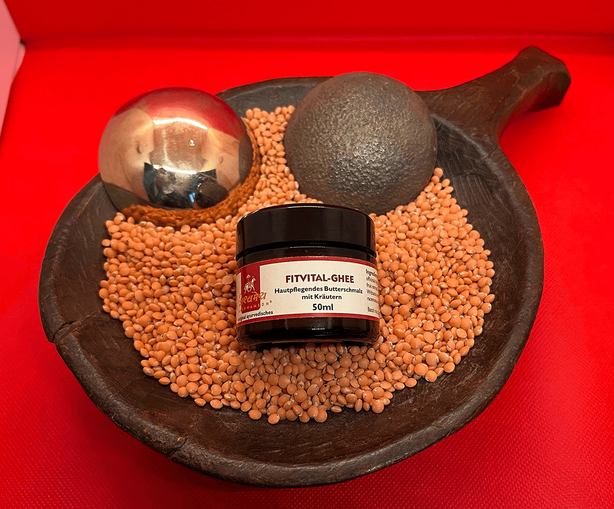 Kaash bowl piedi e ghee medicato | Ayurvedic Point© - Scuola di Āyurveda, Milano