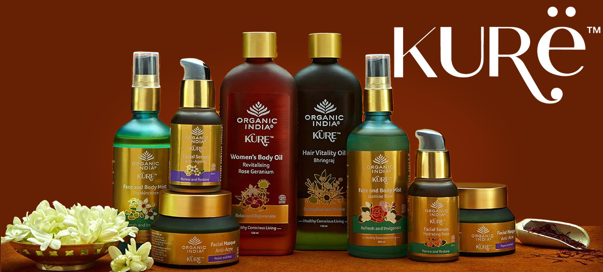 Kurë By Organic India - Prodotti Ayurvedici per la bellezza e la cura del corpo | Ayurvedic Point©, Milano