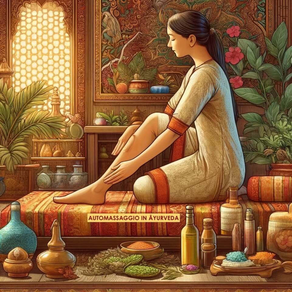 automassaggio con trattamento oleoso Abhyaṅga | Ayurvedic Point©, Milano
