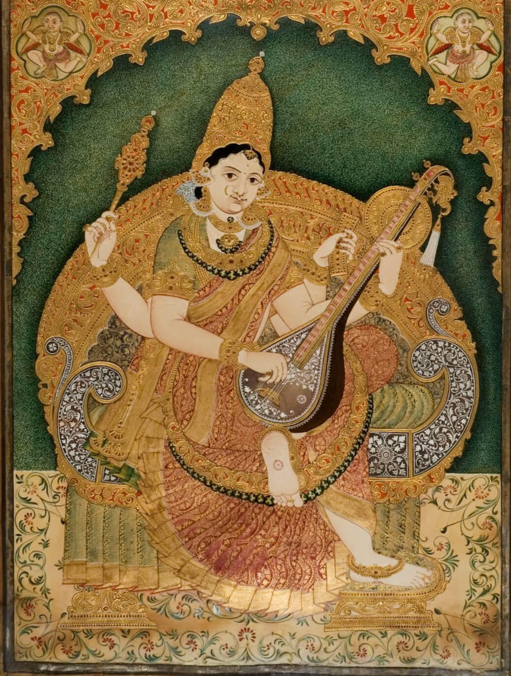 Sarasvatī di Chitragara Krishnappa - National Gallery of Modern Art, New Dehli