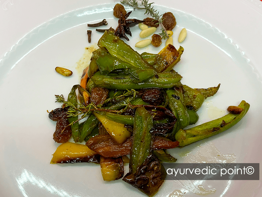Friggitelli in agrodolce - Ricetta Ayurvedica | Ayurvedic Point©, Milano