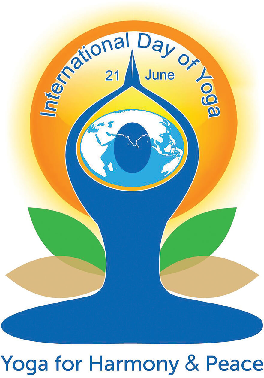 Logo dell'International Yoga Day - spiegazione | Ayurvedic Point©, Milano