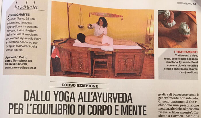 Intervista a Carmen Tosto sull'inserto TuttoMilano di Repubblica del 28-02-2019