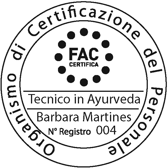 Marchio FAC 2020 Tecnico Ayurveda - Barbara Martines