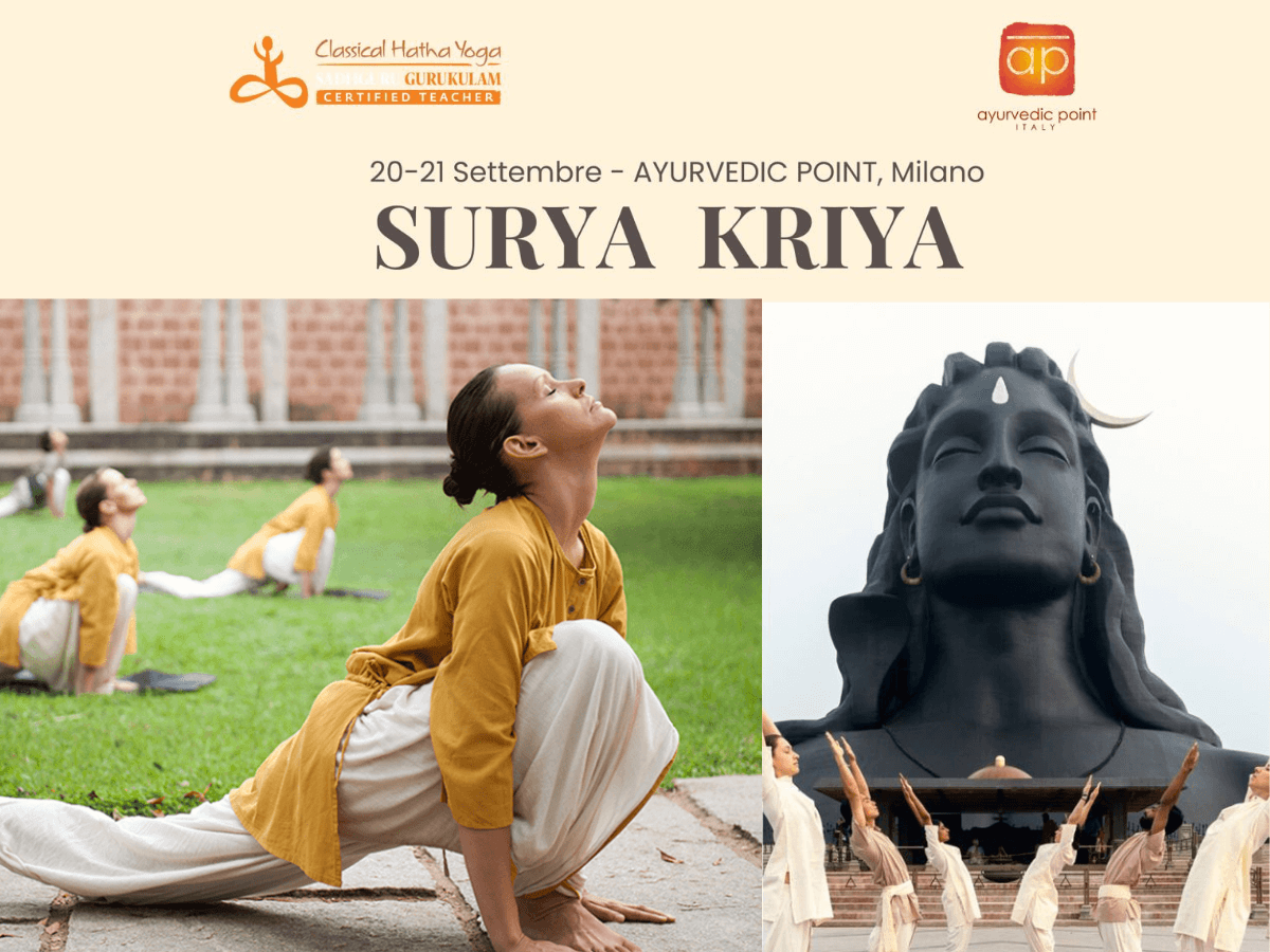 Corso Yoga Surya Kriya - 20-21/09/2025 | Ayurvedic Point©, Milano