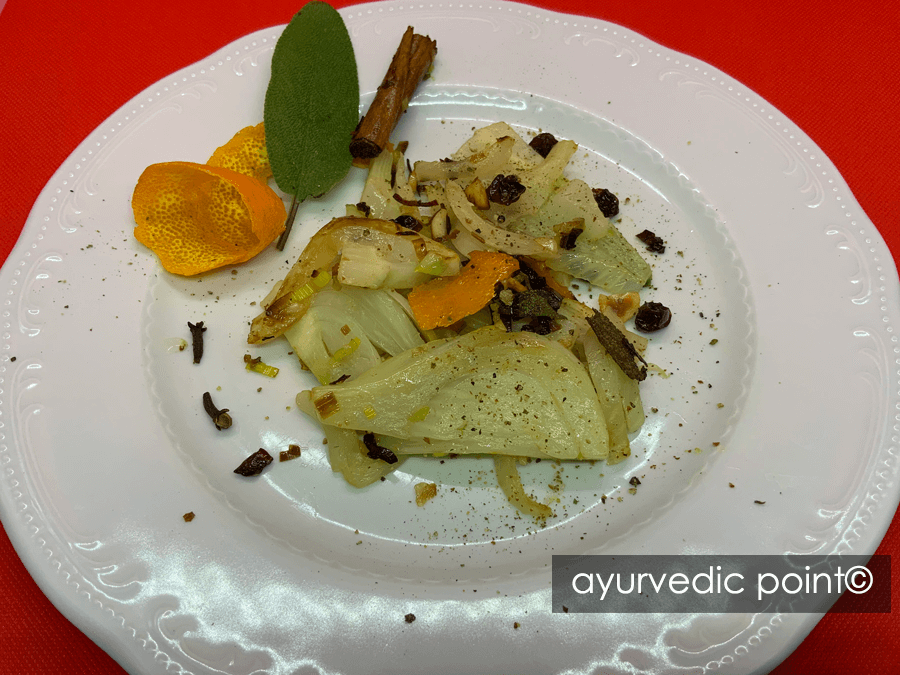 Ricetta Finocchi Al Profumo D’Arancia | Ayurvedic Point©, Milano