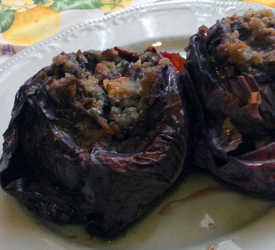 Radicchio Ripieno | Ricetta ayurvedica vegetariana - Ayurvedic Point©, Milano
